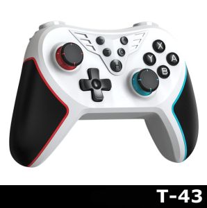 T-43 Wireless Bluetooth Gamepad No Dead Zone Mode Programmable Function and 6 Axis Gyro Sensor For Nintendo Switch/PC