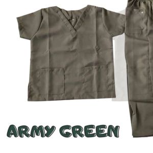 COCLOTHING QUALITY SCRUBSUIT ARMY GREEN COLOR