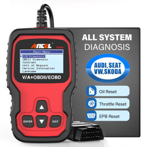 ANCEL VD700 OBD2 Scanner For VGA All Car Full System Diagnostic Tool Support 8+ Reset Funtions Injector Coding For VAG VW Audi Skoda Seat and More Car Brands Automotive OBD 2 Fast Scan Diagnosis Tool