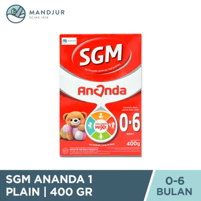 SGM Ananda 1 (0 - 6 Bulan) Formula Bayi Bubuk 400 Gram