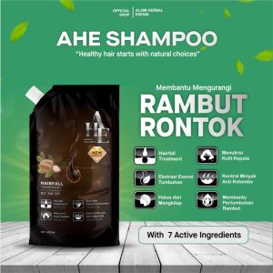 AHE TREATMENT Shampoo Penumbuh Rambut Paling Ampuh Mengatasi Rambut Rontok Parah Original Mencegah Rambut Rontok Sampo Penumbuh Rambut Pria dan Wanita