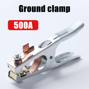 Heavy Duty Welding Earth Clamp Cable Copper Grip Clip Professional Tools 300A/500A