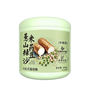 Coix seed yam mung bean paste 400g 800g canned meal replacement instant brewing ready to eat 薏米山药绿豆沙