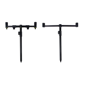 Aluminium Alloys Folding Fishing Rod Holder With Ground Support Fishing Poles Holder Extending Stick Support Frame