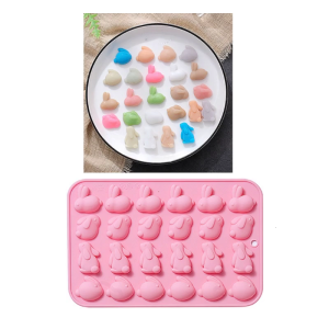 Hình con thỏ khuôn silicon bánh fondant khuôn khuôn sô cô la công cụ trang trí bánh Phụ Kiện Làm bánh bếp