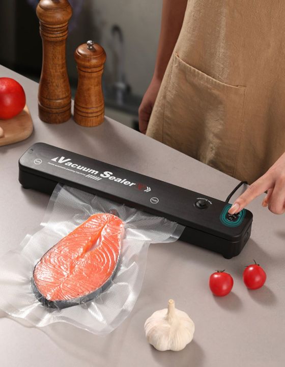 [SG LOCAL STOCK] Vacuum Sealer I Sealing Machine with Free 10 pcs vacuum bags Lazada Singapore
