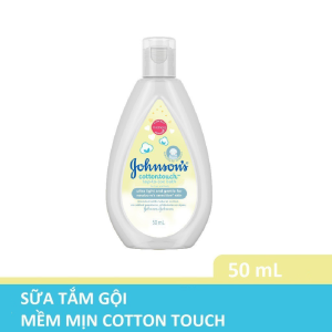 [HÀNG TẶNG KHÔNG BÁN] Sữa tắm gội mềm mịn Johnsons cotton touch 50ml - 210084591