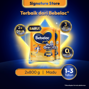 Bebelac 3 / Bebelac 1+ Madu Susu Pertumbuhan Bubuk 800gr x2