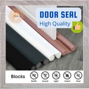 ALife World Penutup Lubang Bawah Pintu Kalis Bunyi Habuk Door Gap Seal Sound Proof Dust Proof Insect Proof Light Proof Wind Proof Door Seal Anti Cockroach Anti Insect Door Bottom Sealing Door Stop Sealing Strip Foam
