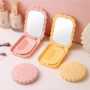 Japanese Ins Small Pocket Mirror Mini Cermin Cartoon Small Mirror hand gifts Door gifts