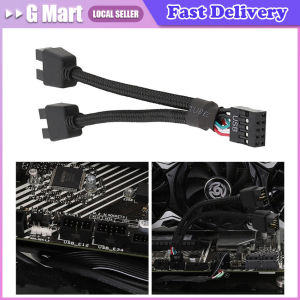 9Pin USB Header Splitter Female 1 To 2 Male Extension USB 2.0 Motherboard Cable 184A