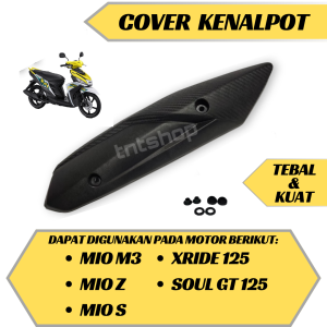 Cover tutup kenalpot MIO M3 MIO Z MIO S FINO 125 XRIDE 125 SOUL GT 125 tameng knalpot MIO M3