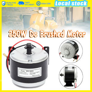Dinamo Motor For Electric Bike Dc Motor Brushed MY1025 250W 19.2A 24V High-speed Brush Motor Untuk E Skuter Go-Kart W Dinamo Listrik Skuter