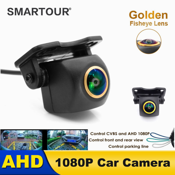 SMARTOUR 4K 180 degree fisheye lens Car Rear View Camera Full HD Night ...