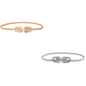 Stylish Elastic Silver Waist Belt For Women Versatile Thin Cincher Belt Perfect For Wedding Party