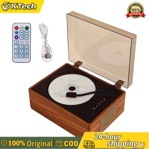 【Free Shipping】 Wireless Bluetooth CD Player with Rechargeable Battery Portable Music Player with Remote in Silver