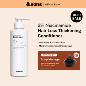 andSons Hair Loss Thickening Conditioner with 2% Niacinamide for Men | Strengthens & Volumises Hair (200ml)