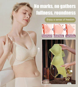 Underwear Women Bigger antisagging latex lace bra