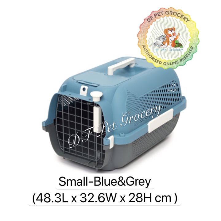 Hagen Catit Voyageur Blue Grey Small Cat Carrier Dog Carrier Pet Carrier 41382 Lazada