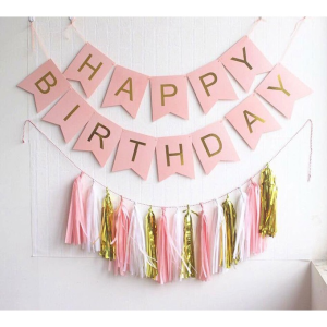 Trang Trí Sinh Nhật Dây chữ sinh nhật Happy Birthday dễ thương nhiều màu sắc