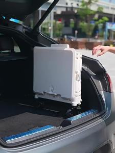 LZD  Can Be Pulled to Buy Vegetables Luggage Trolley Household Shopping Cart Adjustable Trolley Foldable and Portable Shopping Cart Supermarket Trolley