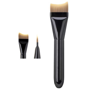 แปรงรองพื้นแบบแบนหัวโค้งรูปจันทร์เสี้ยว ใช้ง่ายรองพื้นเนียนสวย กระจายเนื้อครีมได้อย่างสมบูรณ์แบบ ไม่เป็นรอยแปรง เหมาะกับรองพื้นทุกชนิด