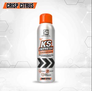 KS Defresh Deodorizing Antibacterial Spray for Shoes Helmet Gear | Odor Remover with Silver Ions 250ML