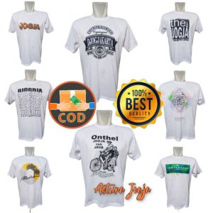 ASTURAJOGJA Kaos Oblong Khas Jogja Lengan Pendek Termurah