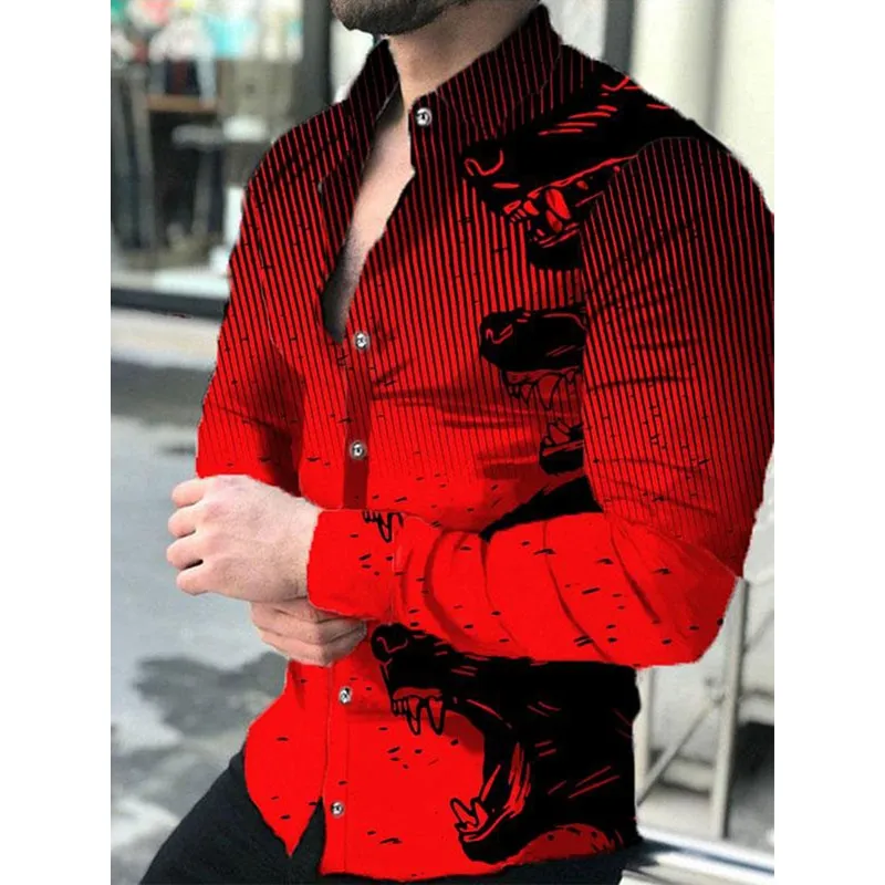 Vintage red hot sale mens shirts