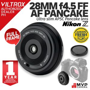 VILTROX AF 28mm F4.5 VCM Chip Autofocus Pancake Lens for Nikon Z ZMount Fullframe MVP CAMERA