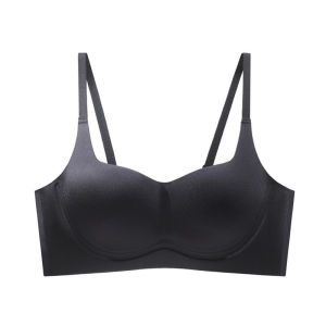 HEILOU Naked Feeling Seamless Small Breasts Push Up Bra Women Wireless Prevent Sagging Balconette Bralette