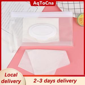 [COD] AqToCna Ship within 24 hours Light Weight Portable Cartoon Baby Kids Wet Wipes Clutch Carrying Bag Wet Paper Tissue Container Dispenser Snap-strap Pouch