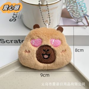 𐙚[Bóp kêu] Móc khoá gấu bông Capybara vô tri độc lạ hài hước giá rẻ quà tặng gắn charm túi xách
