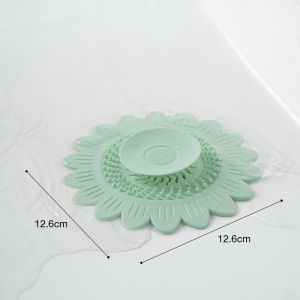 Spring Home ฝาปิดท่อระบายน้ำ ที่ปิดฝากท่อ ทนความร้อน แผ่นซิลิโคนอเนกประสงค์ สำหรับปิดฝาท่อน้ำ กรองสิ่งสกปรก