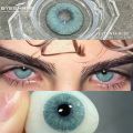 .. EYESHARE 1pair New Colored Contacts Lenses for Eyes Fashion Blue Lenses Green Contacts Lenses Yearly Brown Eyes Lens Gray Lenses .. 