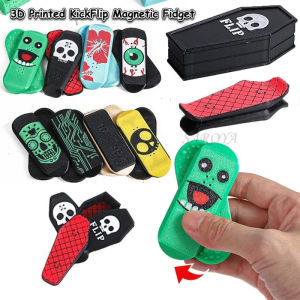 3D Printed Magnetic Mini Fingerboard Pocket Sized Fidget Toy Stress Relief for Children and Kids