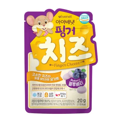 Ivenet Finger Cheese - Blueberry (Toppingskids)