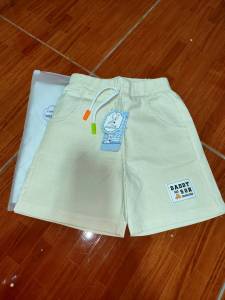 กางเกงขาสั้นเด็ก กางเกงลําลอง กางเกงผ้าฝ้ายยืด สําหรับเด็กชายและเด็กหญิง เซ็ต 1 ชิ้น มีสินค้าในไทย