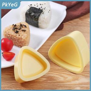PkYeG New DIY Sushi khuôn onigiri gạo bóng thực phẩm Báo Chí tam giác Sushi Maker khuôn Nhật Bản nhà bếp Bento phụ kiện công cụ