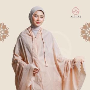 Mukena Zeefana Polos - Bahan Parasut - Ukuran All size - Mukena travel polos bonus tas mukena cantik