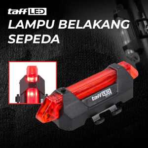COD KIRIM CEPAT BIKEONO Lampu Sepeda depan belakang super terang LED 1 set T6 USB Rechargeable 6 Mode 1000 Lumens BK60
