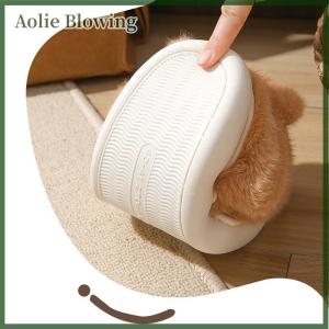 Aolie Plush Capybara Slippers Closed Toe Slippers Cute Slip-on House Shoes Comfortable Furry Walking Shoes Non-Slip For Indoor Bedroom