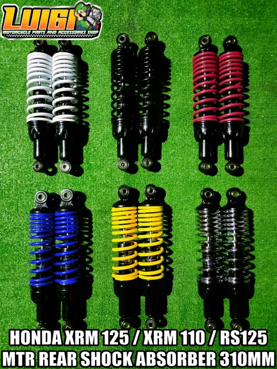 MTR HONDA XRM 125 / RS 125 / XRM 110 REAR SHOCK ABSORBER BLACK SERIES ...