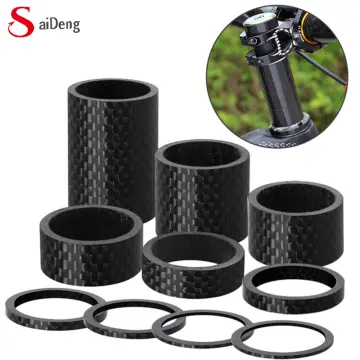 Mtb Headset Spacers 2Pcs Headsets Tape Washe CNC Aluminium Alloy Tape Washe Bike Stem Spacers