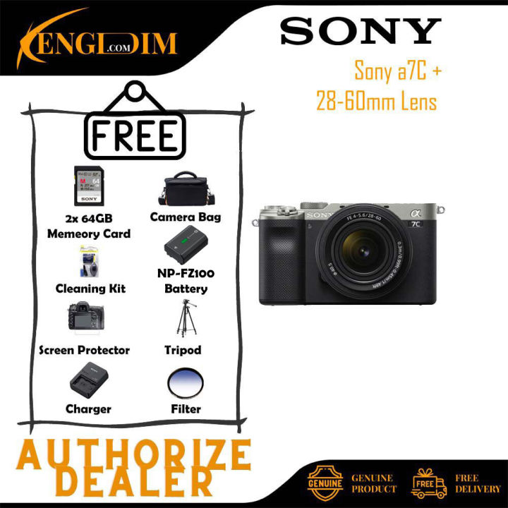 Sony Alpha a7C Mirrorless Digital Camera with 2860mm Lens Lazada
