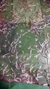 NEW NYATA TEX KAIN TULLE BORDIR METERAN (POHON MERAMBAT) DUSTY PINK