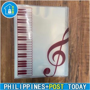 80 Pages A4 Multi-layer Music Score Folder Practice Piano Paper Sheets Document Storage Organizer