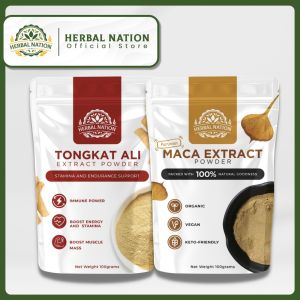 Maca + Tongkat Ali Bundle by Herbal Nation – Energy & Stamina 2-in-1