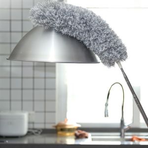 Chổi Quét Trần Nhà Bằng Sợi Cán Dài Xếp Gọn 2m8 - Chổi Quét Bụi Đa Năng Rút Xoay 360 Độ