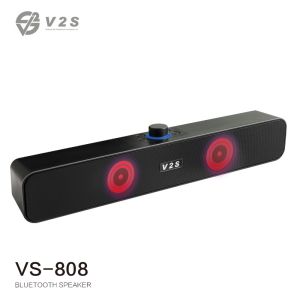 V2S VS808 Wireless Bluetooth Sound bar Speaker Strong Bass with Hands-Free Function/TF Card/AUX Slot